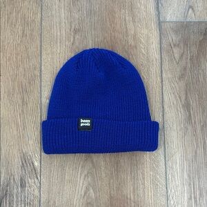 Bean Goods Royal Blue Ribbed Beanie